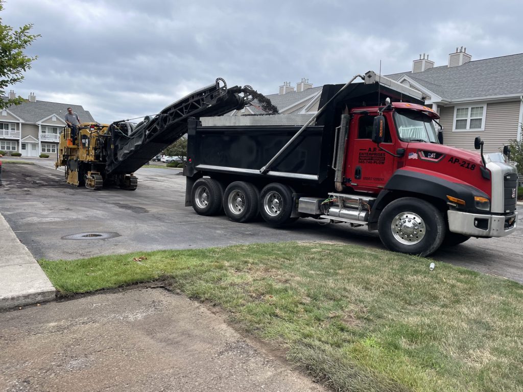 Milling at Summitt Knolls apartments